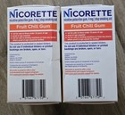 2 Boxes Of Nicorette Gum 4mg Fruit Chill 160ct Each Stop Smoking Aid