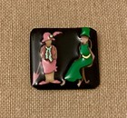 Vintage Woman Pins By Lucinda 2 Women Brooch