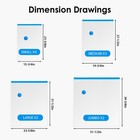 11 Pack Vacuum Storage Bags With Electric Pump 4 Sizes Space Saver For Clothes