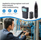 Nf-8209 Network Cable Tester W  Poe  Ncv  Rj45  Wire Tracer   Length Test