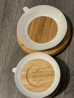 Avanchy Bamboo Starter Set Divided Plate Bowl Suction Baby Kids Child