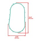 Outer Clutch Cover Gasket For Arctic Cat Wildcat 4x 1000 Ltd 2014 2015 2016
