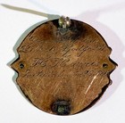 Antique  Knights Of Pythias 25 Xxv Year Member Pin Pythian Veteran Inscribed