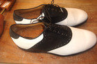 Men s Footjoy Fj Icon Black 52007 Leather Golf Shoes  Size 12 M  superb 