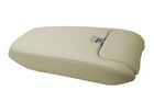 Fits 1997-2006 Jaguar Xk Xk8 Xkr Pvc Leather Console Lid Armrest Cover Ned Ivory
