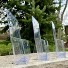 Acrylic Brochure Holder  8 5    X 11    Clear Booklet Display Stand