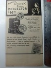1939 Univex Movie Camera Hand Out