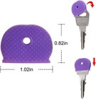 32 Pcs Key Caps Covers Tags Ring Combination Set Color Coded House Key Id Tags