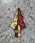 Classic Retro Fsu Spear Head Patch  Seminoles  Embroidered  Iron On  4 