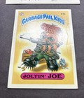 1985 Topps Garbage Pail Kids Series 1 Glossy Joltin  Joe  one Star Back 