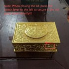 European Three-embossed Bird Music Box Singing Bird Automaton Wind Up Mechanical