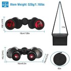 60x60 Day Night Vision Outdoor Hd Binoculars W fmc Lens Hunting Telescope case