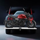 500lbs Hitch-mounted Motorcycle Carrier With Ramp For Dirt Bikes