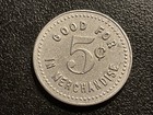 Bertholds Meat Market   New Athens    Illinois   Good For Trade Tokens
