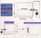 Thermostat Lock Box Cover Large With Key    