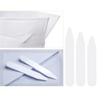 100pcs Plastic Collar Stays For Men     Shirt Collar Support Stiffeners Lifter