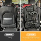 Truck Gun Rack Molle Seat Back Organizer Gun Holder Molle Panel For Vehicles    