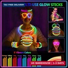 Budi 467pcs Glow Sticks Party Favors For Kids Adults Glow In The Dark Party Supp