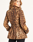 Rare People Like Frank Y2k Leopard Trench Coat     Size 12     Nwt