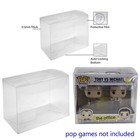 Clear Display Box Protector For Funko Pop 2-pack Vinyl Figures Collectible Case