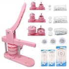 3-in-1 Button Maker Machine 25 32 58mm Badge Press Kit With 300pcs Circle Cutter