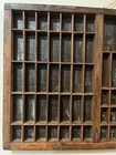 Hamilton Mfg Co Wood Printers Drawer Letterpress Tray Shadowbox Display   read