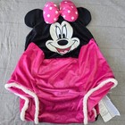 Disney Junior Minnie Mouse Toddler Plush Sofa Bean Bag Chair With Sherpa Trim