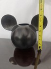 Disney Parks Mickey Mouse Icon Vase Home Collection Large Black Ceramic New