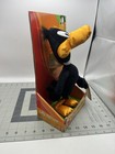 Looney Tunes Plush Daffy Duck Toon Starz Stuffed Animal Toy Mattel 2003