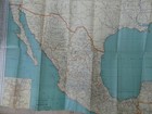 Rand Mcnally Mexico Pocket Map  C  1936