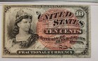 1863 Fractional Currency 10c Forth Issue Fr 1261 Pmg-64