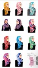 Hijabs Stylish Mona Hijabs With Wrap Shawl Whole Sale Only