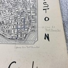 Vintage Charleston South Carolina Historic Map Aerial Photo Scrapbook Page