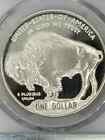 2001-p Buffalo Silver Commemorative Dollar 70dcam Pcgs Black Diamond Label