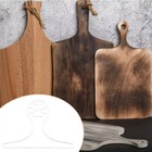 9 8  X 7 9  Charcuterie Board Template Acrylic Handle Router Template Clear