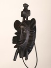 0907 Senufo Mask With Stand Ivory Coast Africa Tribal African Artwork