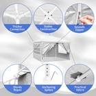 10 x10  Outdoor Canopy Party Wedding Tent Pavilion Gazebo Event 4 Wall White