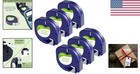 Compatible Dymo Letratag Labeling Tape 12mm X 4m - White Paper Labels  6-pack