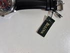 Harley-davidson By Bulova Black Leather Analog Watch 9960197v Nos W  Tin   Box