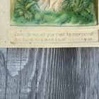 Vintage Mid-century Sacred Heart Of Jesus Chalkware Wall Plaque Hand Painted 