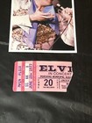Elvis Ticket Stub Reproduction June 20  1977 In Lincoln  Nebraska With Photo Tcb