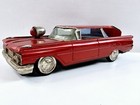 Ichiko Tin Friction Japan 1959 Oldsmobile Delta 88 Two Door Red Repaint Read Vtg