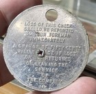 Usa Lehigh Navigation Coal Company Employee Badge Aluminum Tag Good For 50 Cent