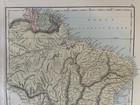 1882 Brazil  The Guianas  Paraguay  Uruguay Antique Map By Adam   Charles Black