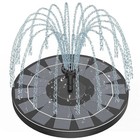 Solar Power Bird Bath Fountain Pump Upgrade 3 5w Solar Fountain With 6 Nozzles