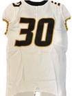 Men s Nike White Missouri Mizzou Tigers Game Worn Used Football Jersey Sz 42  30