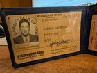 1940 New York Worlds Fair Exhibitor Identification Card   Palestine W tickets