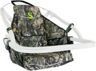 Innovative Mossy Oak Camo Hunting Seat With Hand Warmer Pockets And Back Support
