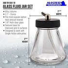 10 Airbrush 2 7oz Glass Jar Bottles 60   Angle Adaptor Lid Assembly Single-action