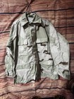 Vintage 1990s Combat Jacket Army Large Long Desert Camo Us Military Desert Storm